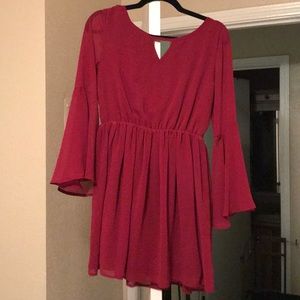 Maroon dress